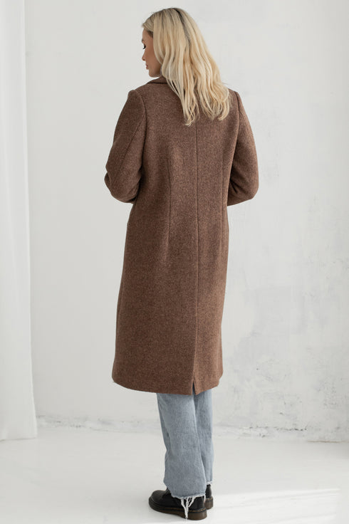 Image 12 of Long winter coat Ella from Baltic Linen